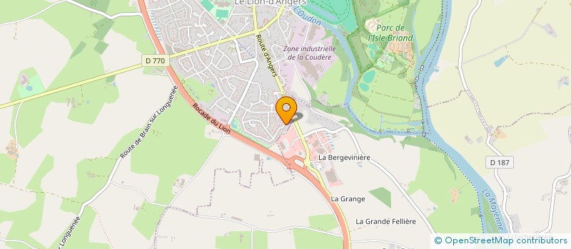 localisation de l'entreprise MONSIEUR JEROME TAUNAY  LE LION D'ANGERS