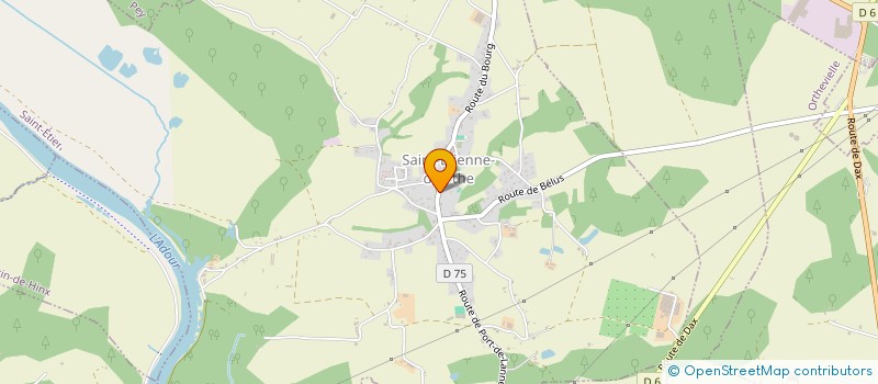 localisation de l'entreprise MONSIEUR JEROME TAUZIEDE  SAINT-ETIENNE-D'ORTHE