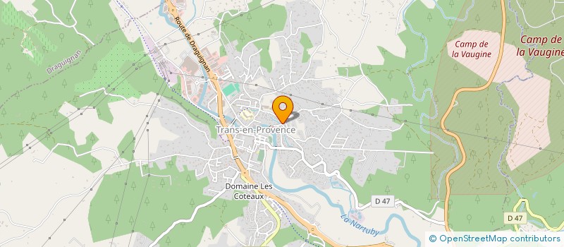 localisation de l'entreprise MONSIEUR JEROME TAVAN à TRANS-EN-PROVENCE