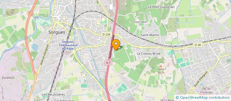 localisation de l'entreprise MONSIEUR JEROME TELLIER  SORGUES