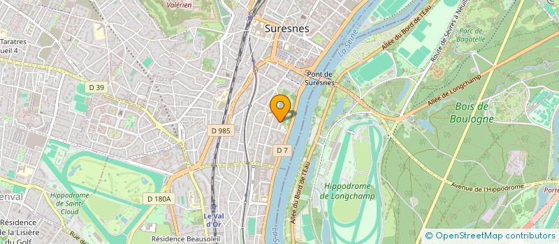 localisation de l'entreprise MONSIEUR JEROME TERCE à SURESNES