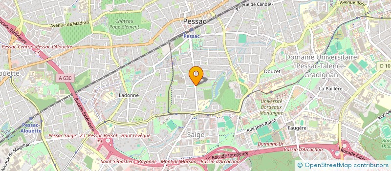 localisation de l'entreprise MONSIEUR JEROME TESSON à PESSAC