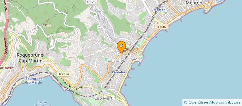 localisation de l'entreprise MONSIEUR JEROME TESTA  ROQUEBRUNE-CAP-MARTIN