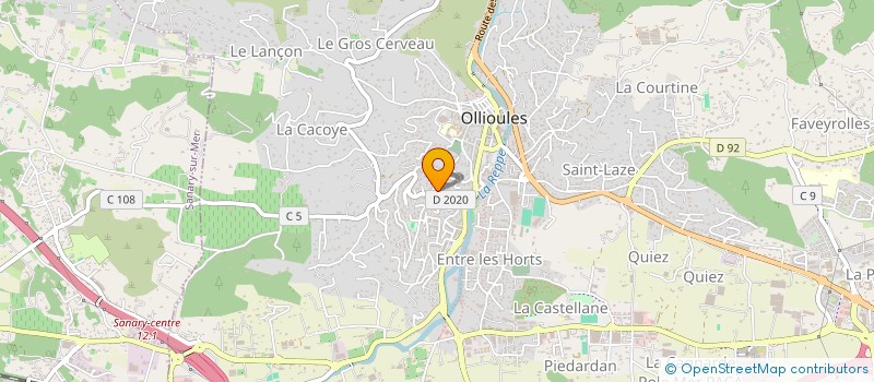 localisation de l'entreprise MONSIEUR JEROME TESTI à OLLIOULES