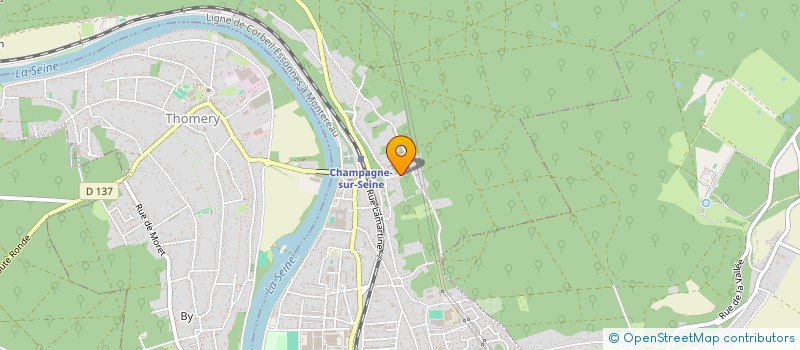localisation de l'entreprise MONSIEUR JEROME TETU  CHAMPAGNE-SUR-SEINE