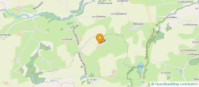 localisation de l'entreprise MONSIEUR JEROME THEOBALD à VIMARTIN-SUR-ORTHE