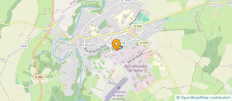 localisation de l'entreprise MONSIEUR JEROME THERY  SEMUR-EN-AUXOIS