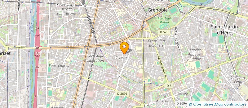 localisation de l'entreprise MONSIEUR JEROME THEVOUX CHABUEL  GRENOBLE