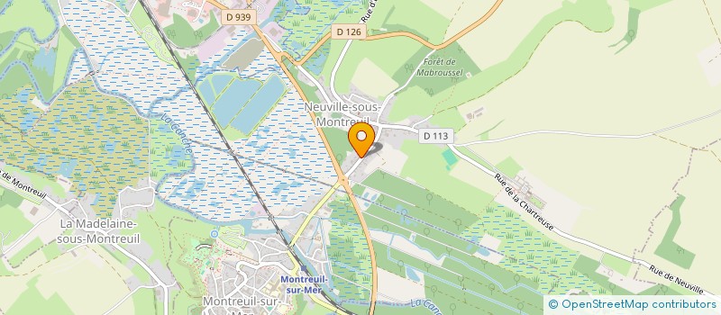 localisation de l'entreprise MONSIEUR JEROME THIBAUDAT  LA CALOTTERIE