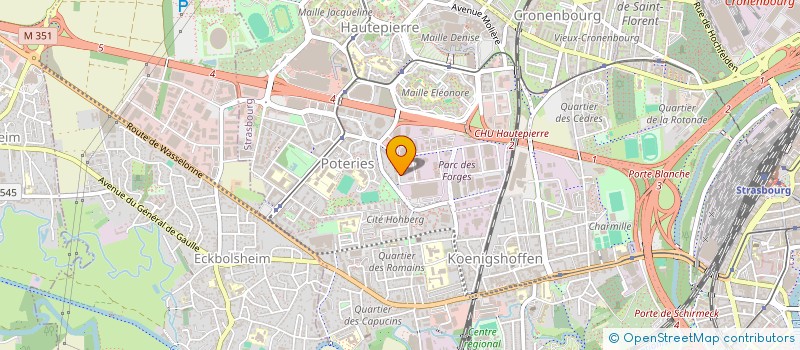 localisation de l'entreprise MONSIEUR JEROME THIERSDEBAR à STRASBOURG