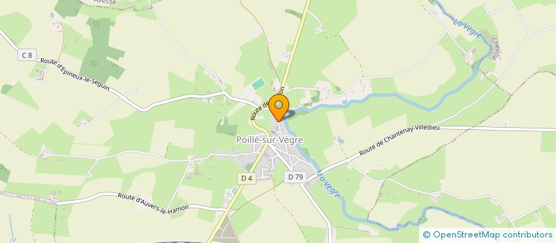 localisation de l'entreprise MONSIEUR JEROME THIREAU  POILLE-SUR-VEGRE