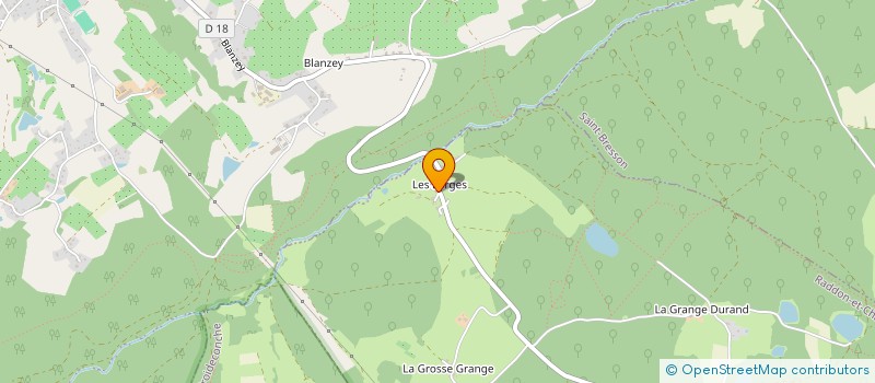 localisation de l'entreprise MONSIEUR JEROME THOMAS  RADDON-ET-CHAPENDU