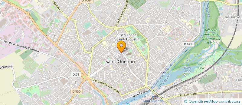 localisation de l'entreprise MONSIEUR JEROME THOMAS à SAINT-QUENTIN