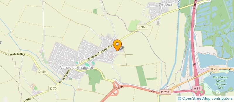 localisation de l'entreprise MONSIEUR JEROME THOMAS  VAROIS-ET-CHAIGNOT