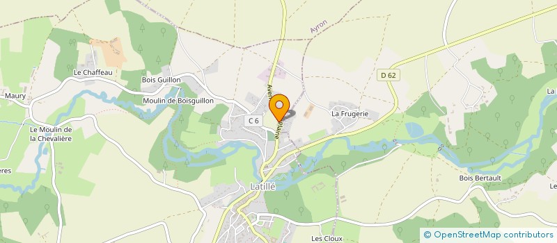 localisation de l'entreprise MONSIEUR JEROME THOMAZEAU  LATILLE