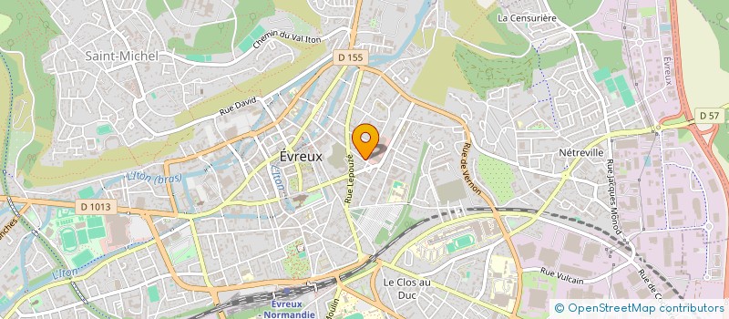 localisation de l'entreprise MONSIEUR JEROME THROUET  LA NEUVE-LYRE