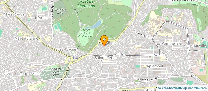 localisation de l'entreprise MONSIEUR JEROME TINEL  LE HAVRE