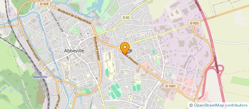 localisation de l'entreprise MONSIEUR JEROME TIRVEILLIOT à ABBEVILLE