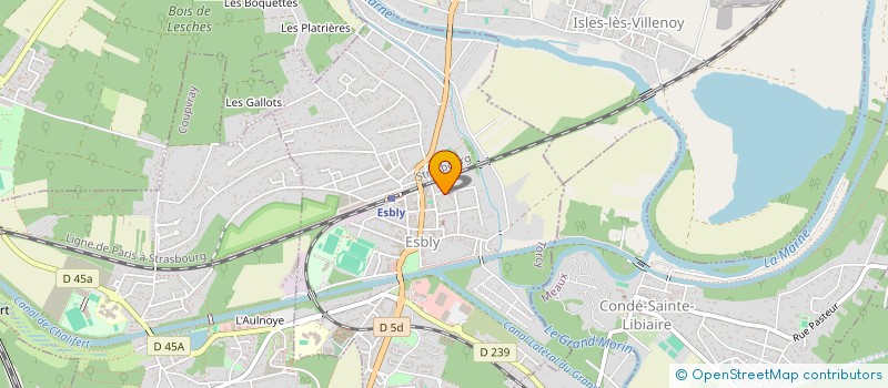 localisation de l'entreprise MONSIEUR JEROME TISSIER à ESBLY
