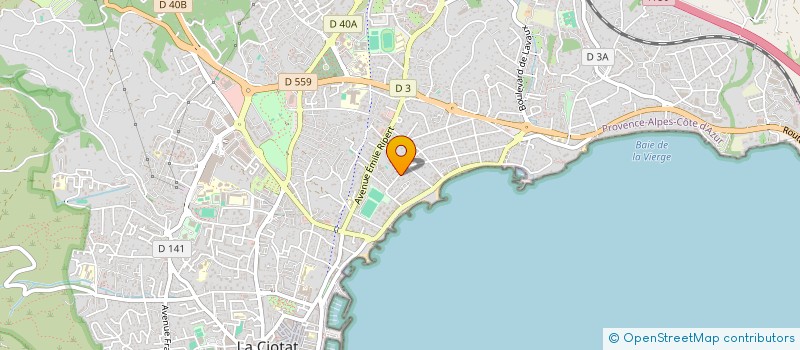 localisation de l'entreprise MONSIEUR JEROME TOGNINI à LA CIOTAT