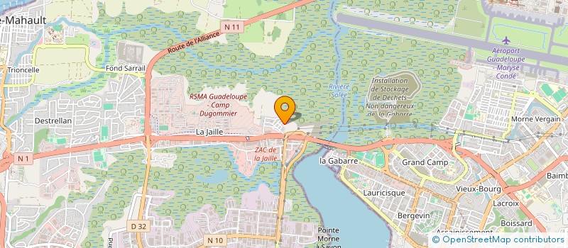 localisation de l'entreprise MONSIEUR JEROME TOLLE  BAIE MAHAULT