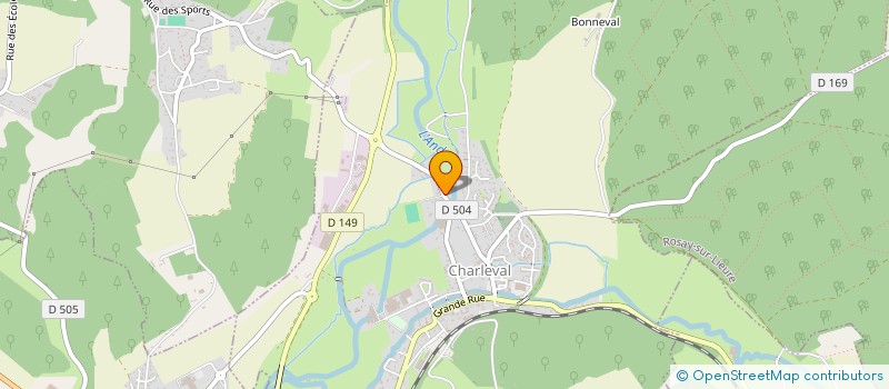 localisation de l'entreprise MONSIEUR JEROME TOMAC  CHARLEVAL