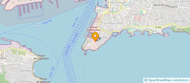 localisation de l'entreprise MONSIEUR JEROME TOMASI  TOULON