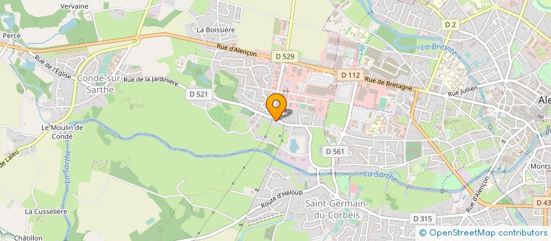 localisation de l'entreprise MONSIEUR JEROME TOMBINI à CONDE-SUR-SARTHE
