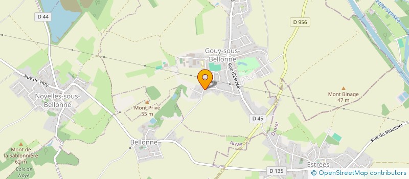 localisation de l'entreprise MONSIEUR JEROME TOPCZENSKI  GOUY-SOUS-BELLONNE