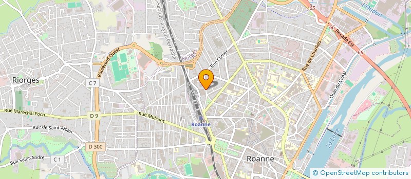 localisation de l'entreprise MONSIEUR JEROME TORET  ROANNE