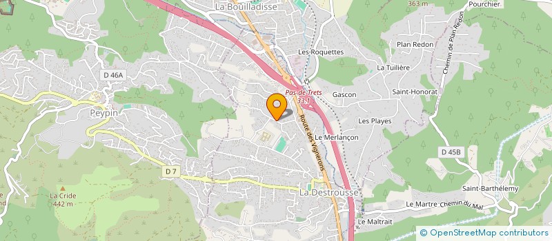 localisation de l'entreprise MONSIEUR JEROME TORRESI  LA DESTROUSSE