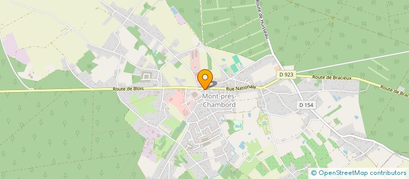 localisation de l'entreprise MONSIEUR JEROME TOUILLAUD  MONT-PRES-CHAMBORD