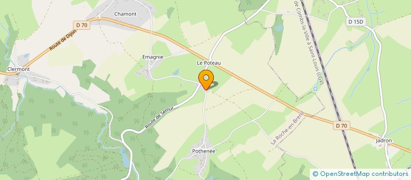 localisation de l'entreprise MONSIEUR JEROME TOUSSAINT  LA ROCHE-EN-BRENIL