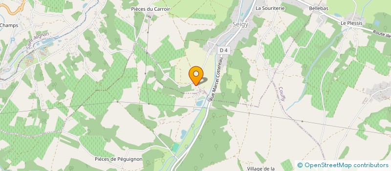 localisation de l'entreprise MONSIEUR JEROME TOUZET  SEIGY