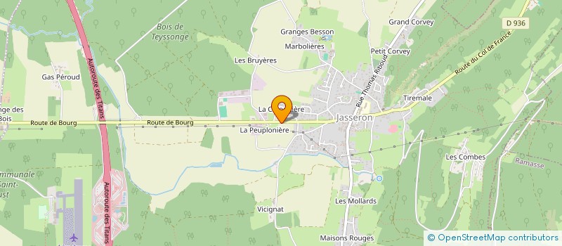 localisation de l'entreprise MONSIEUR JEROME TRAGUS à JASSERON