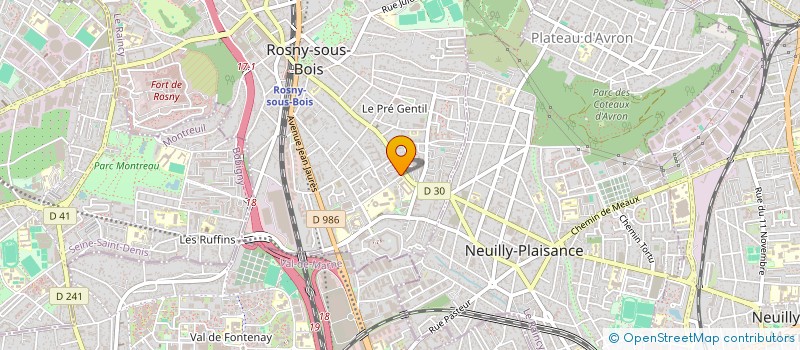 localisation de l'entreprise MONSIEUR JEROME TRAN à ROSNY-SOUS-BOIS