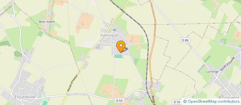 localisation de l'entreprise MONSIEUR JEROME TRANCHARD  YVECRIQUE