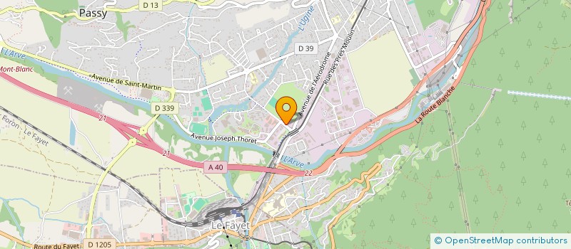 localisation de l'entreprise MONSIEUR JEROME TRAPPIER  PASSY