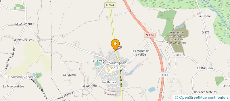 localisation de l'entreprise MONSIEUR JEROME TRAVERT  SAINT-JEAN-DE-DAYE