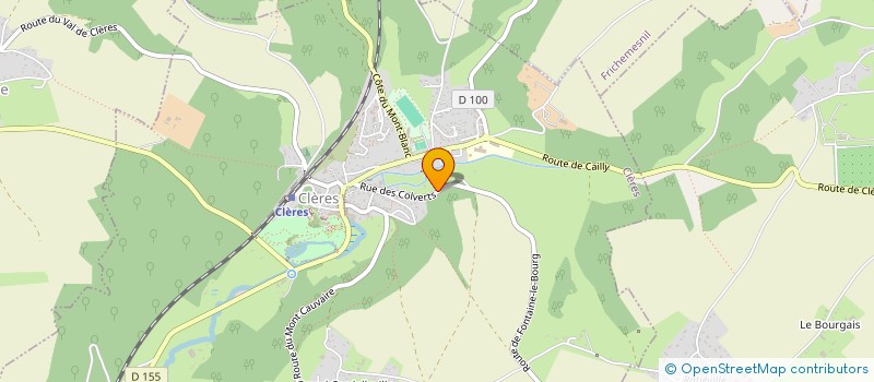 localisation de l'entreprise MONSIEUR JEROME TREILLE  CLERES