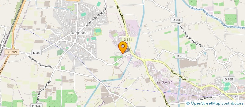 localisation de l'entreprise MONSIEUR JEROME TRIAC  ROGNONAS