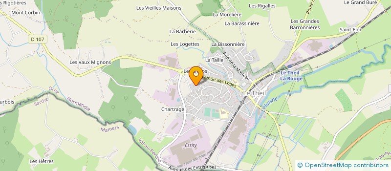 localisation de l'entreprise MONSIEUR JEROME TRIBOTE à VAL-AU-PERCHE