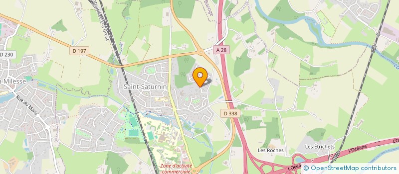 localisation de l'entreprise MONSIEUR JEROME TRIFFAULT à SAINT-SATURNIN