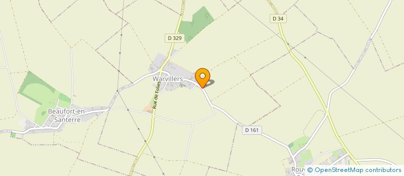 localisation de l'entreprise MONSIEUR JEROME TRONQUET  FOUQUESCOURT