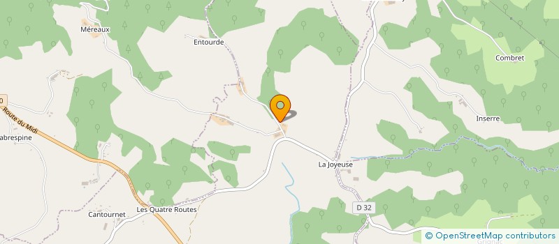 localisation de l'entreprise MONSIEUR JEROME TROULIER à PRUNET