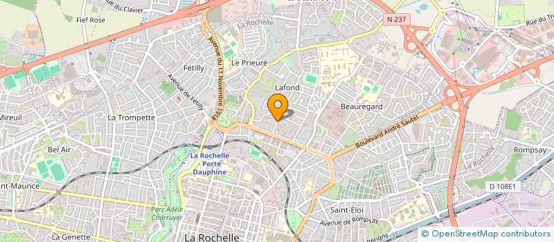 localisation de l'entreprise MONSIEUR JEROME TROUSSON  LA ROCHELLE