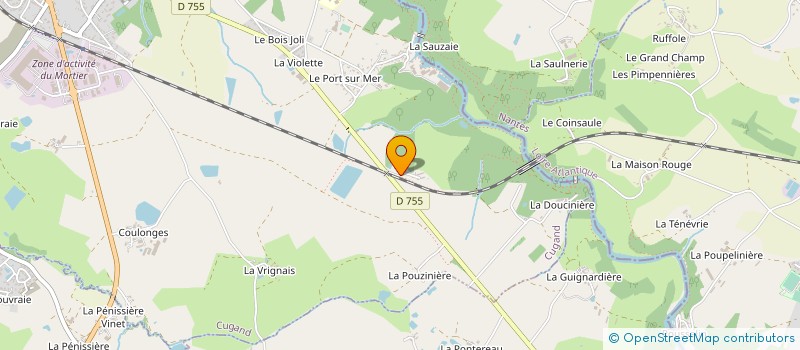 localisation de l'entreprise MONSIEUR JEROME TURMEAU  CUGAND