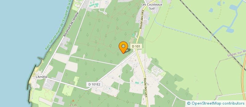 localisation de l'entreprise MONSIEUR JEROME TURPAIN  SOULAC-SUR-MER