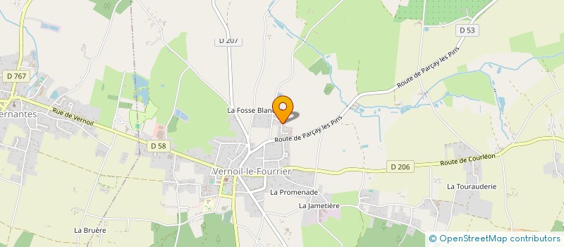 localisation de l'entreprise MONSIEUR JEROME TURPIN à VERNOIL-LE-FOURRIER