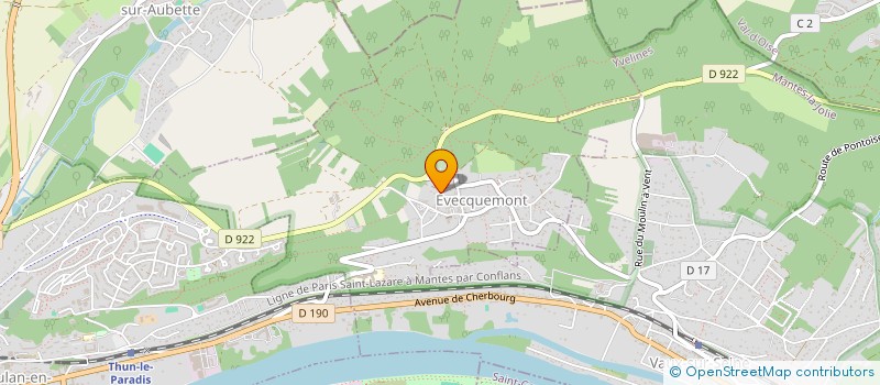 localisation de l'entreprise MONSIEUR JEROME UGINET  EVECQUEMONT